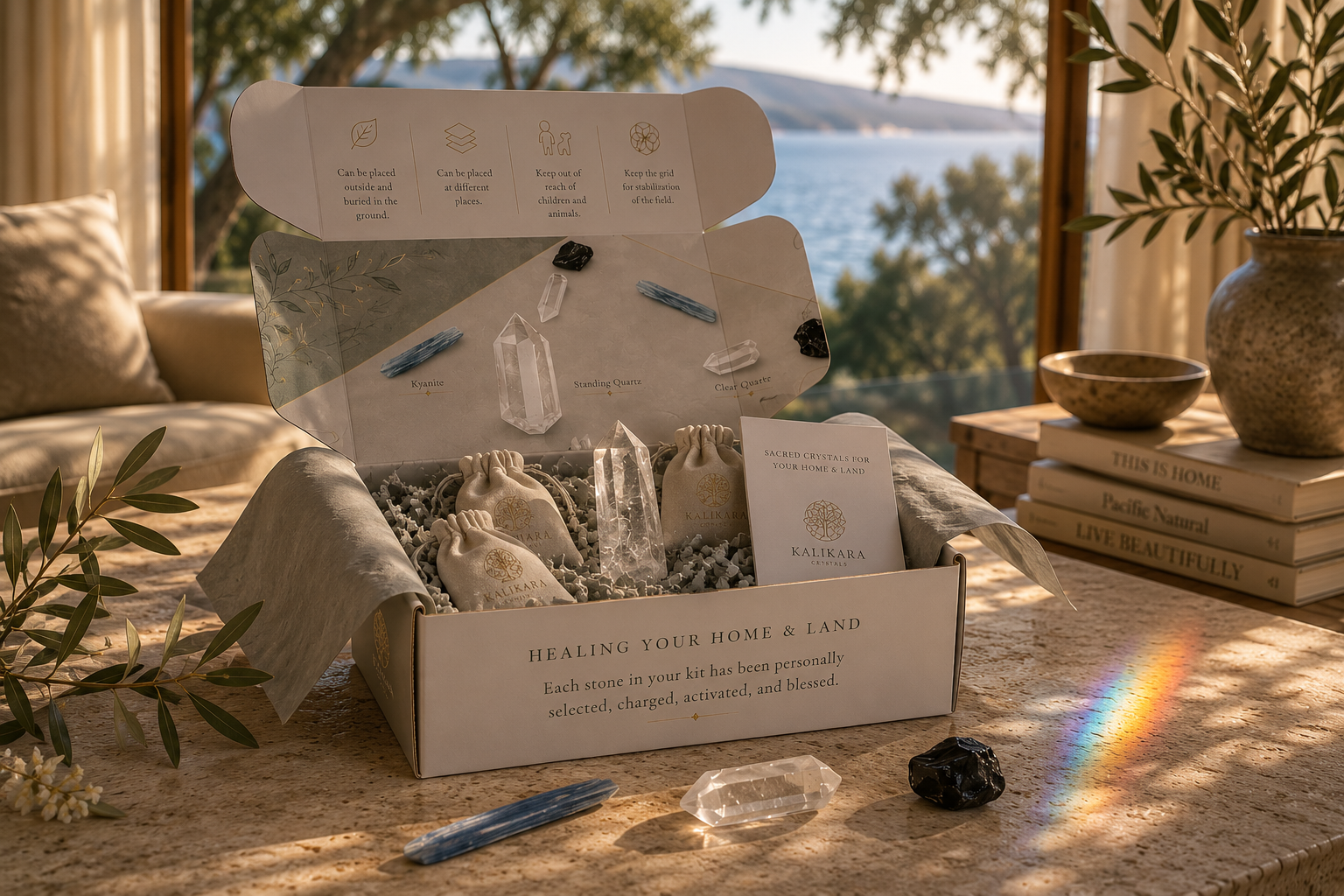 Home Protection Crystal Grid Kit