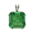 Tibetan Green Obsidian Earth Heart Crystal™
