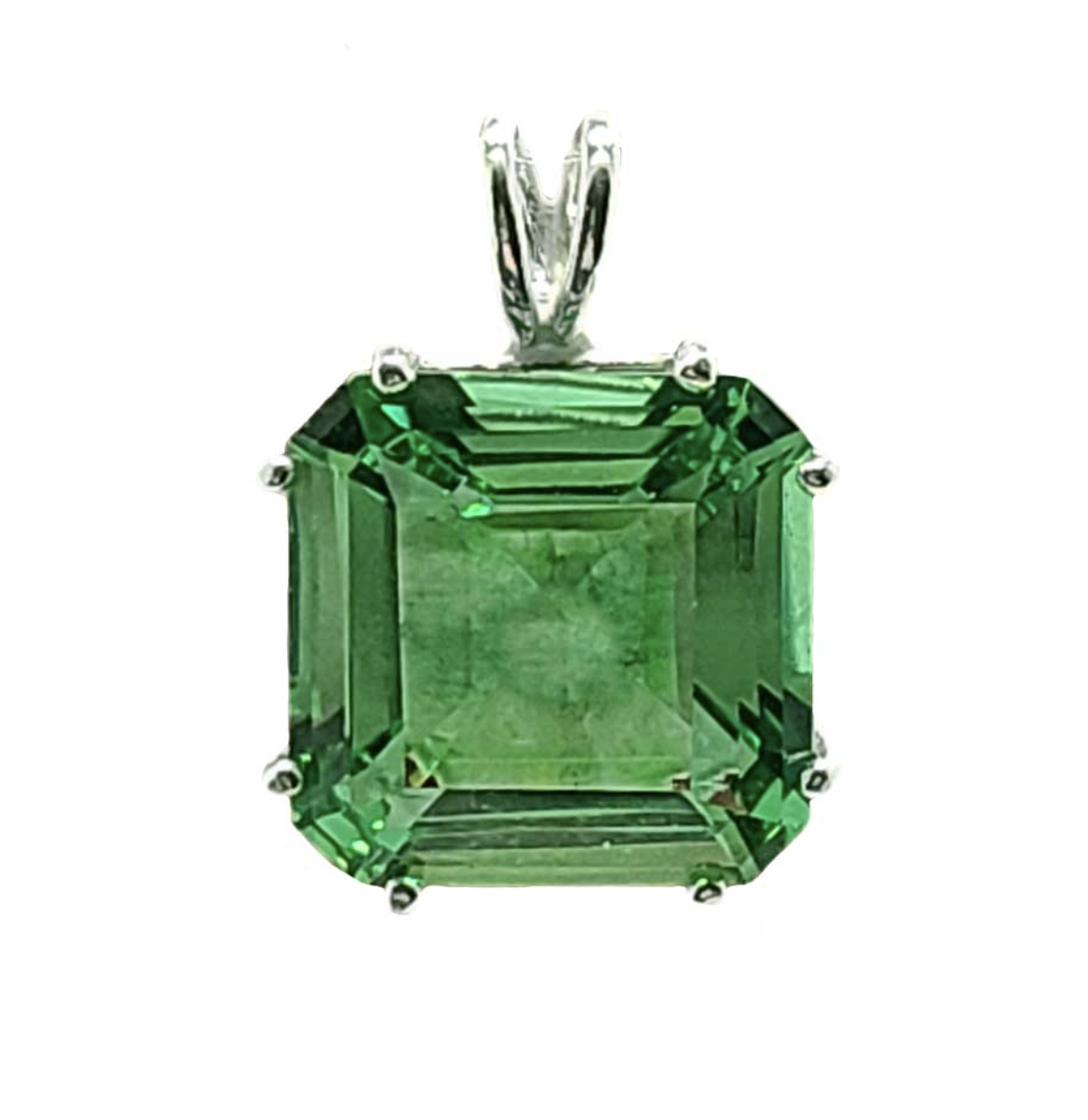 Tibetan Green Obsidian Earth Heart Crystal™
