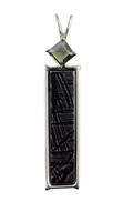 Meteorite with Square Cut Moldavite